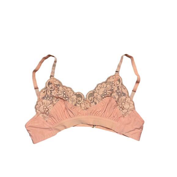 We Are Hah Other - We Are HAH, Ladies Lounge Bralette, Blush, Size: Small